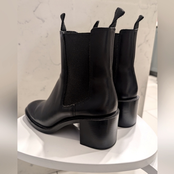 Black Chelsea Ankle Boots - Picture 6 of 10